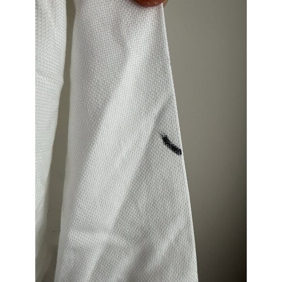 David Donahue Men’s 18 34/35 White Cotton Regular Fit Dress Shirt Formal Office - Picture 11 of 12